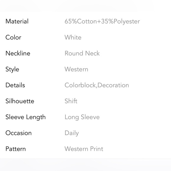 Bohemian White and Orange Tunic Top - Picture 15 of 15